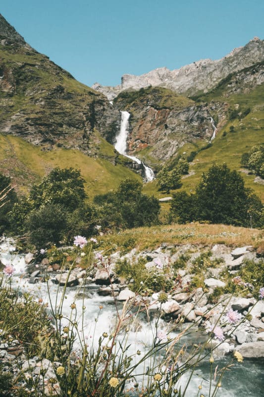 cascade du Py Champagny en Vanoise