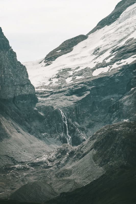 cascade glaciers parc national de la Vanoise