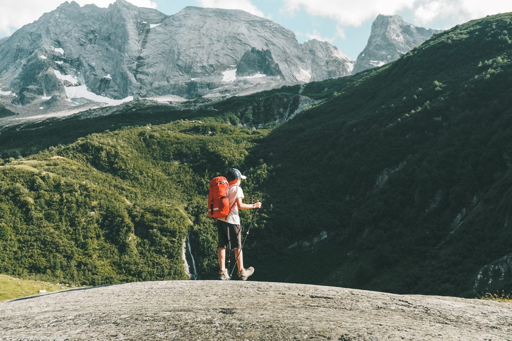 chemin rando facile Champagny-en-Vanoise