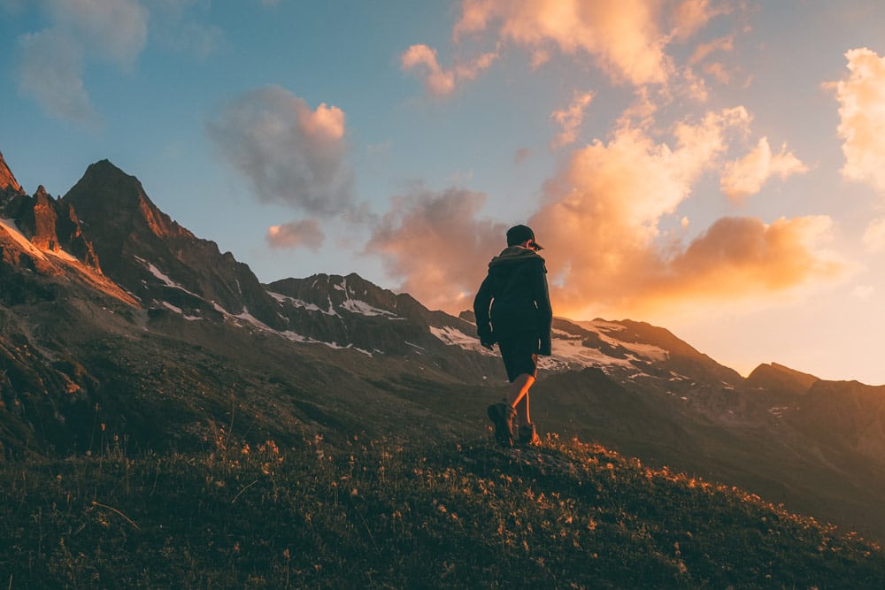 où voir le plus beau coucher de soleil Vanoise La Plagne