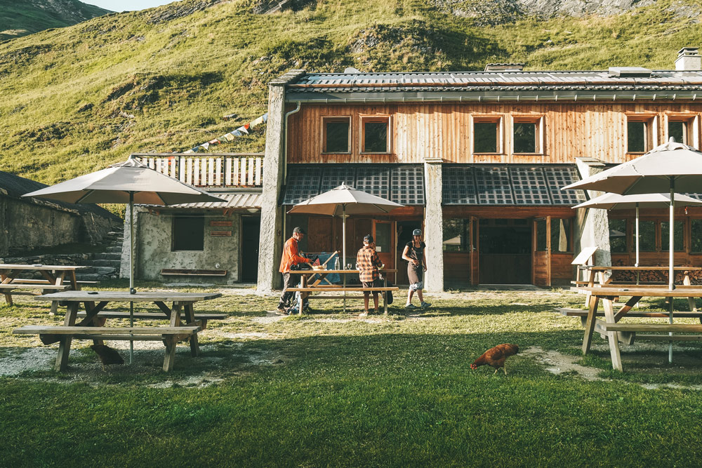 plus beau refuge en Vanoise glaciers