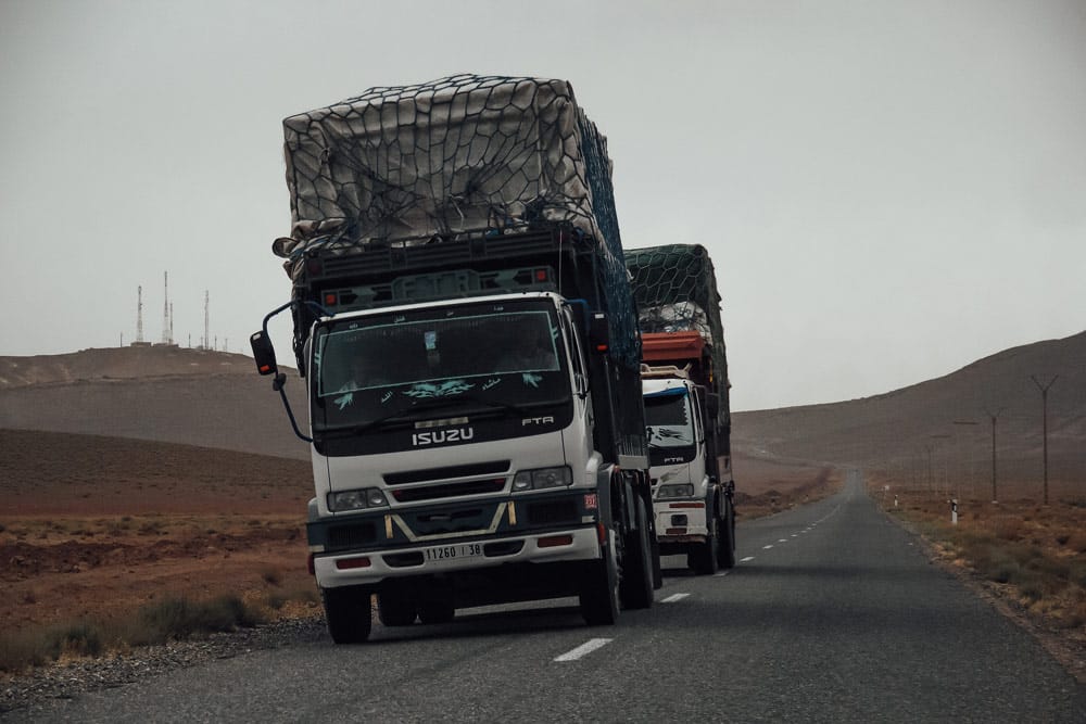 risques voyager au Maroc sur la route