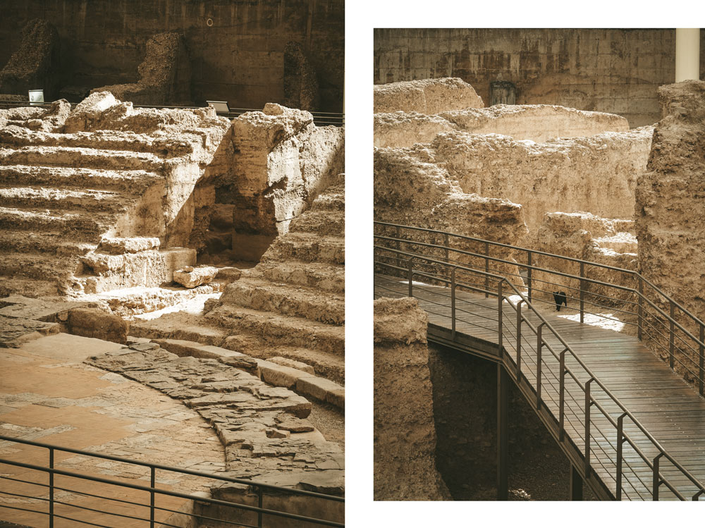 forum antique Saragosse vestiges romains