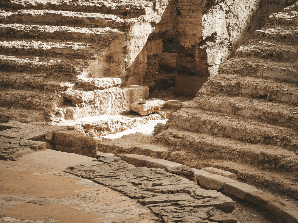 forum ruines romaines Saragosse Espagne