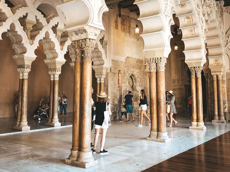 lieux touristiques à voir Saragosse palais Aljaferia