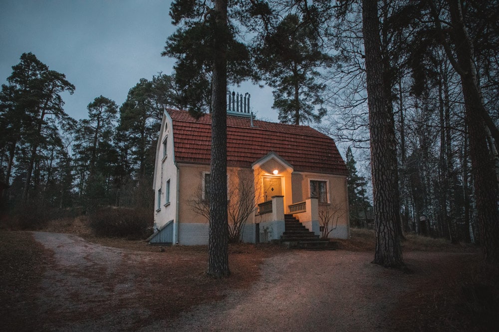 les îles autour de Helsinki cabanes Seurasaari