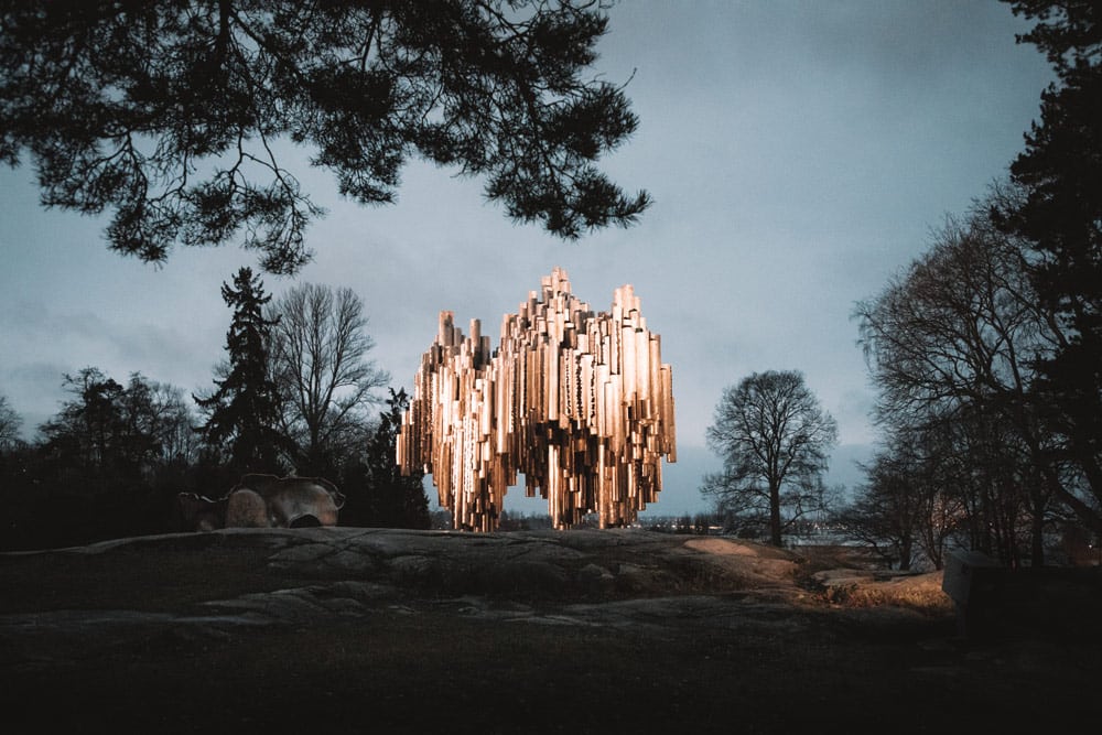 monument Sibelius voyage Helsinki