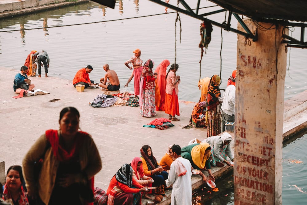 Pushkar bains prières indiennes rituels