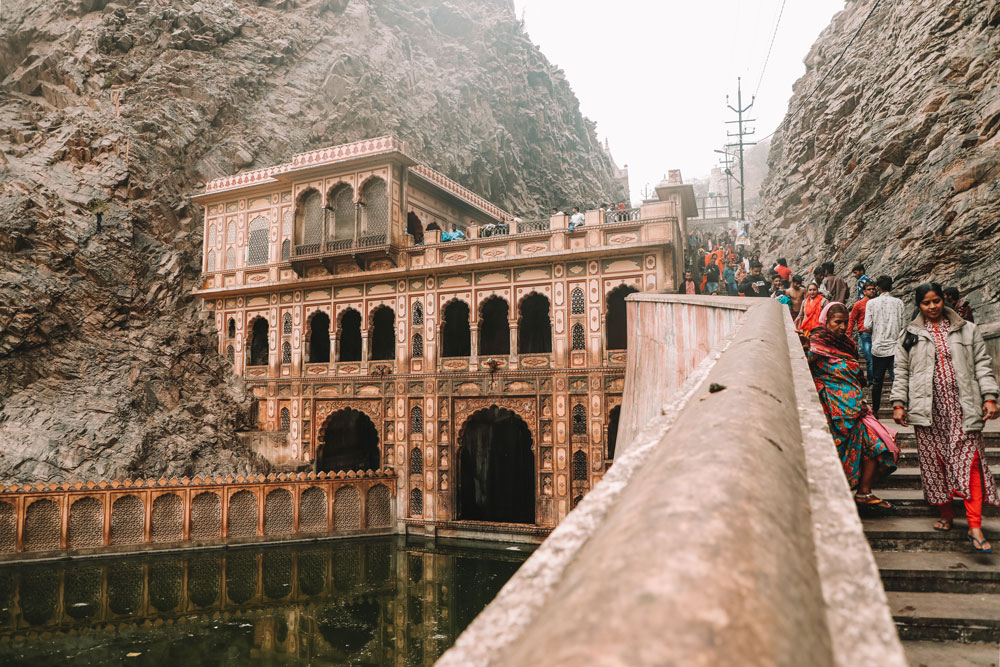 visiter temple vallée Galta Jaipur