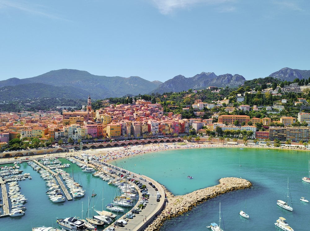 plus beaux endroits du sud de la France Menton