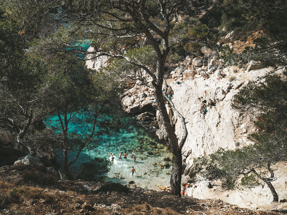 où se baigner dans les Calanques de Marseille Cassis