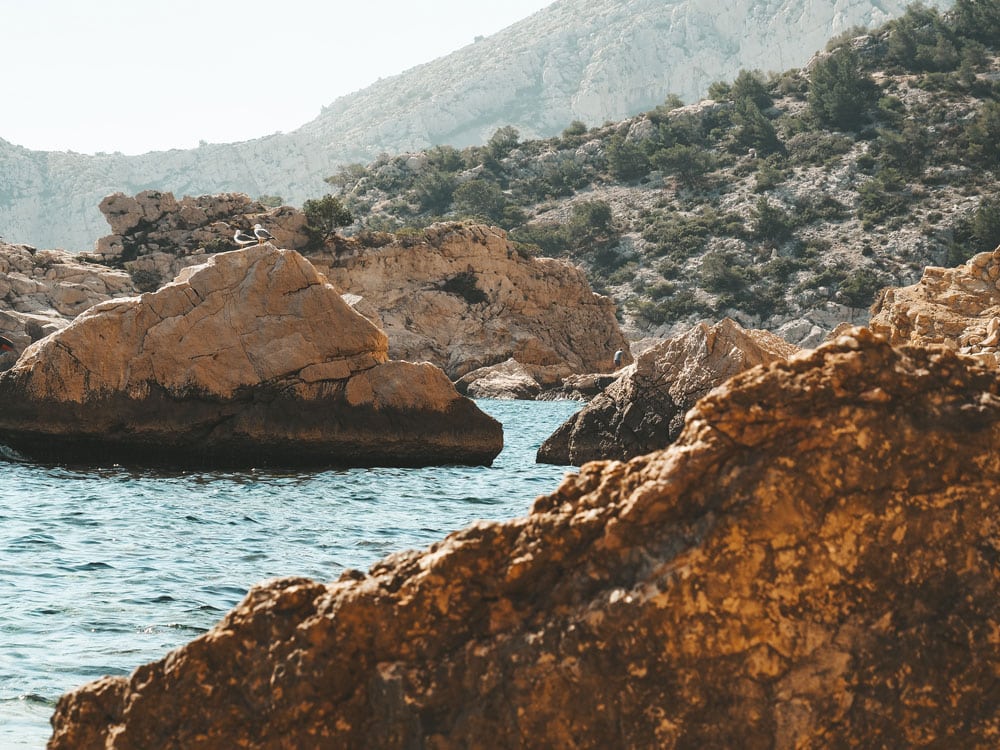 se baigner Calanques de Sugiton