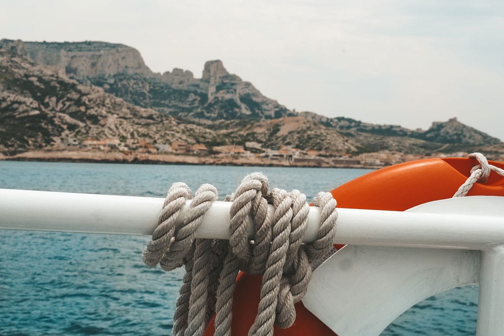 sortie en bateau Calanques Marseille