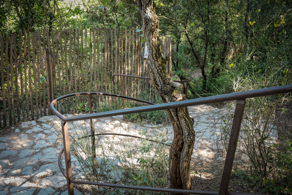 comment voir la cascade de Sillans chemin