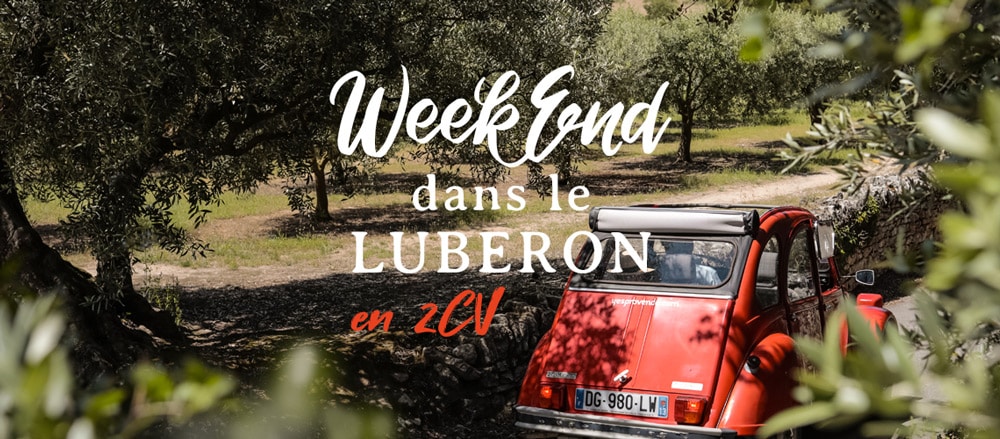 week-end dans le Luberon en 2CV Vaucluse