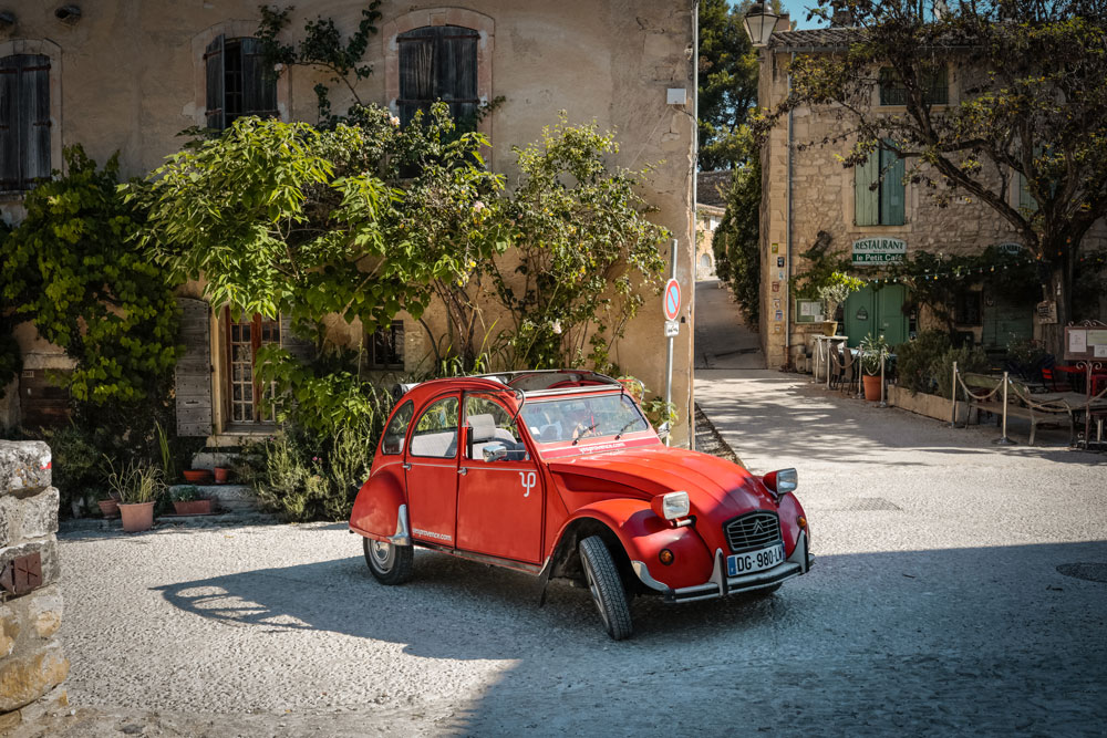 week-end villages du Luberon en 2CV deuche citroën