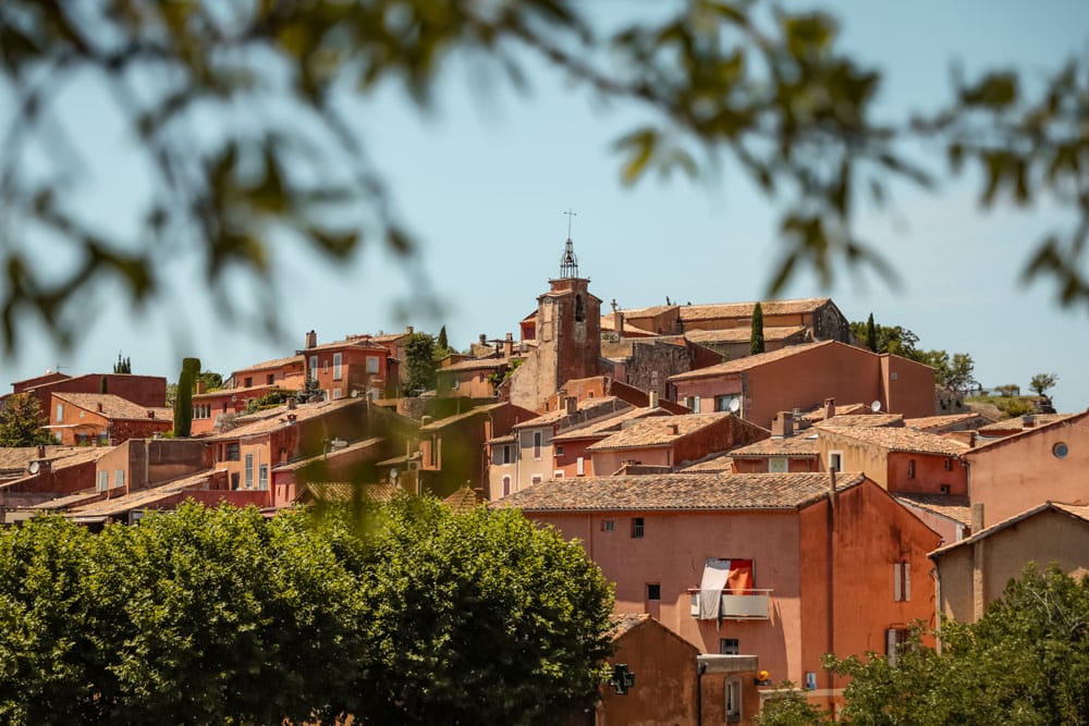 voir le plus beau village du Luberon Roussillon