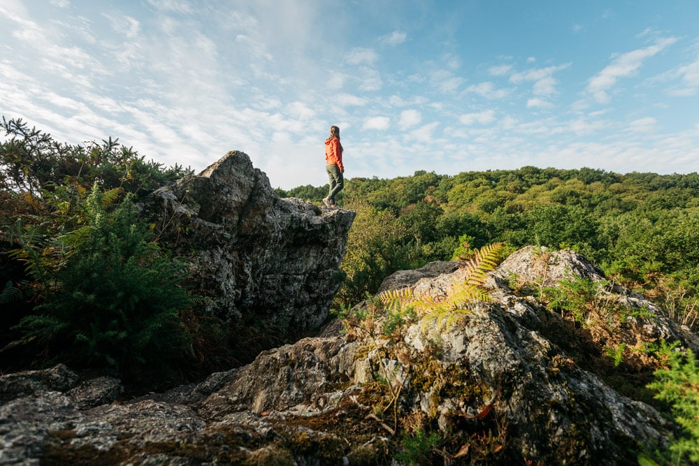 faire en Haute-Bretagne randonnée Saut Roland