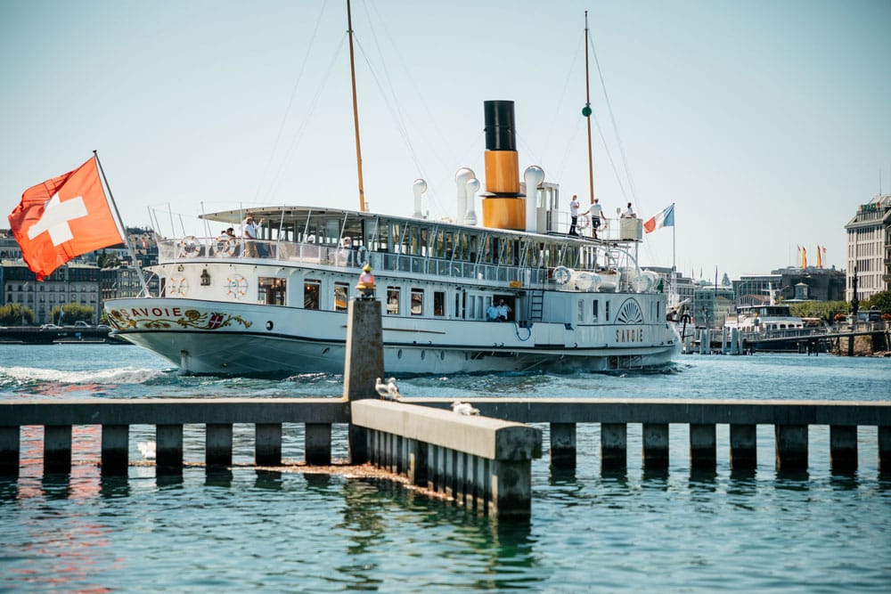 croisière traverser lac Léman depuis Genève