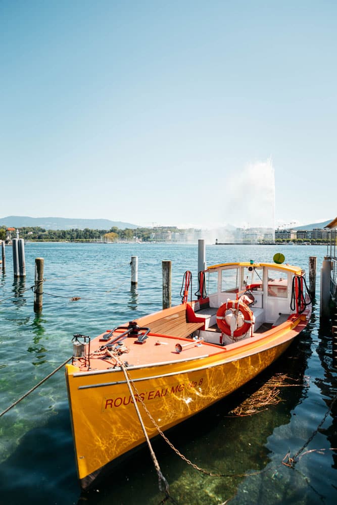 faire balade sur le lac Léman week-end nature à Genève