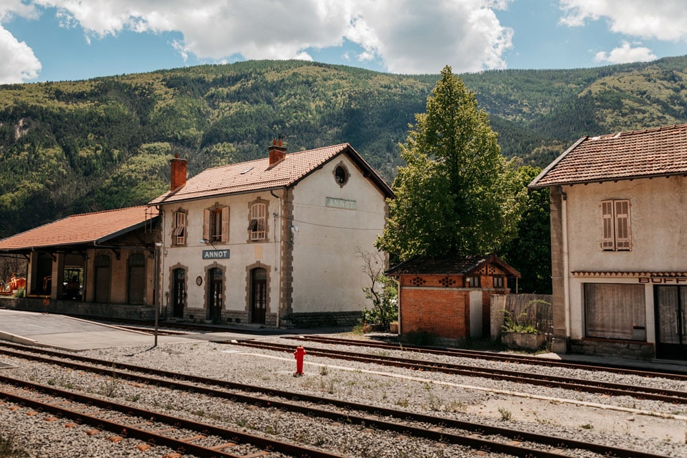 gare train des Pignes Annot
