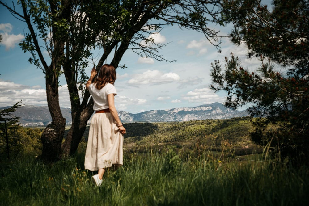 panorama sur les montagnes du Verdon à Riez