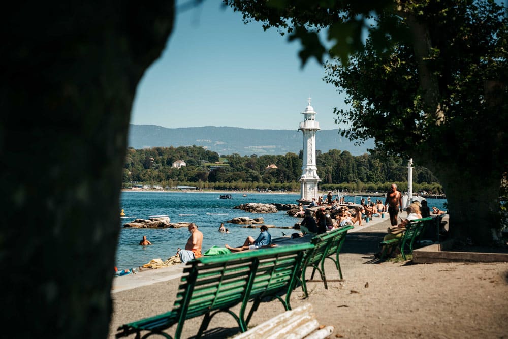 se détendre aux Bains des Pâquis week-end nature à Genève