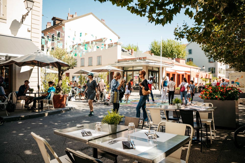 visiter Genève marche de Carouge