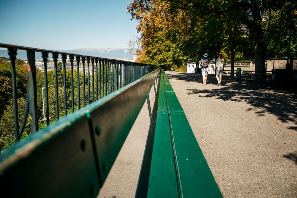 voir le plus long banc du monde Genève week-end