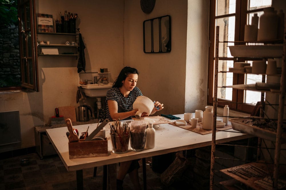 atelier boutique céramique Beaucaire Vallabrègues