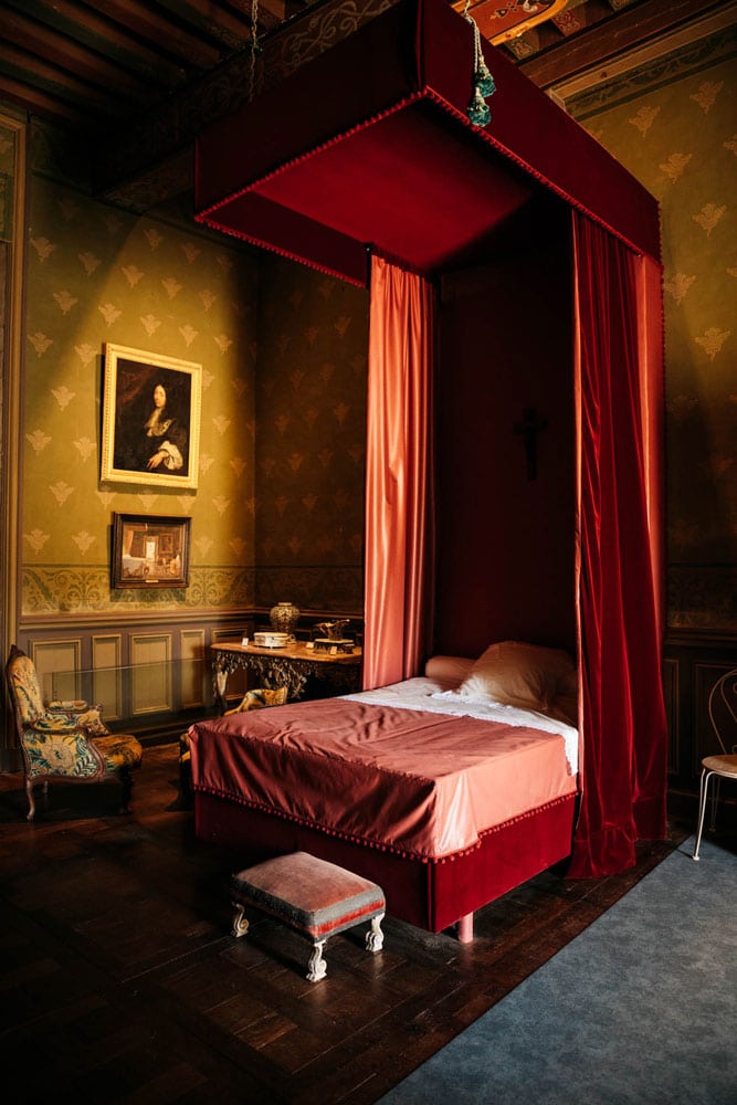 chambre marquise de Sevigné château Vitré