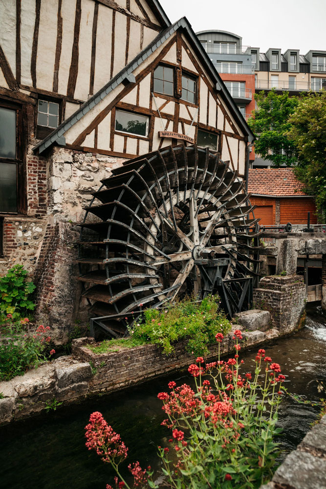 où voir les moulins de Rouen