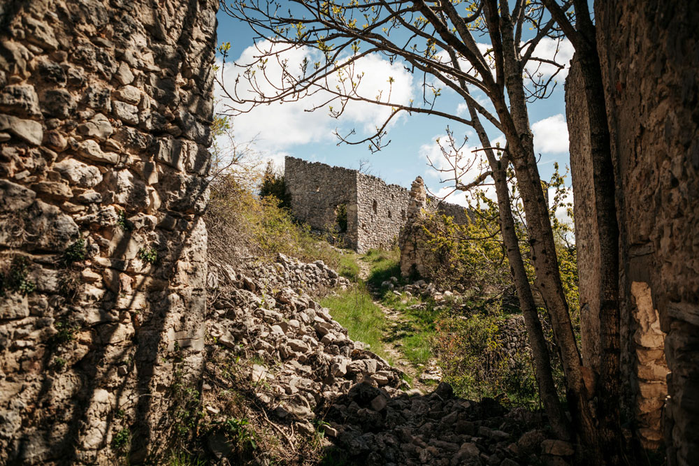 village fantôme du Verdon Châteauneuf-les-Moustiers