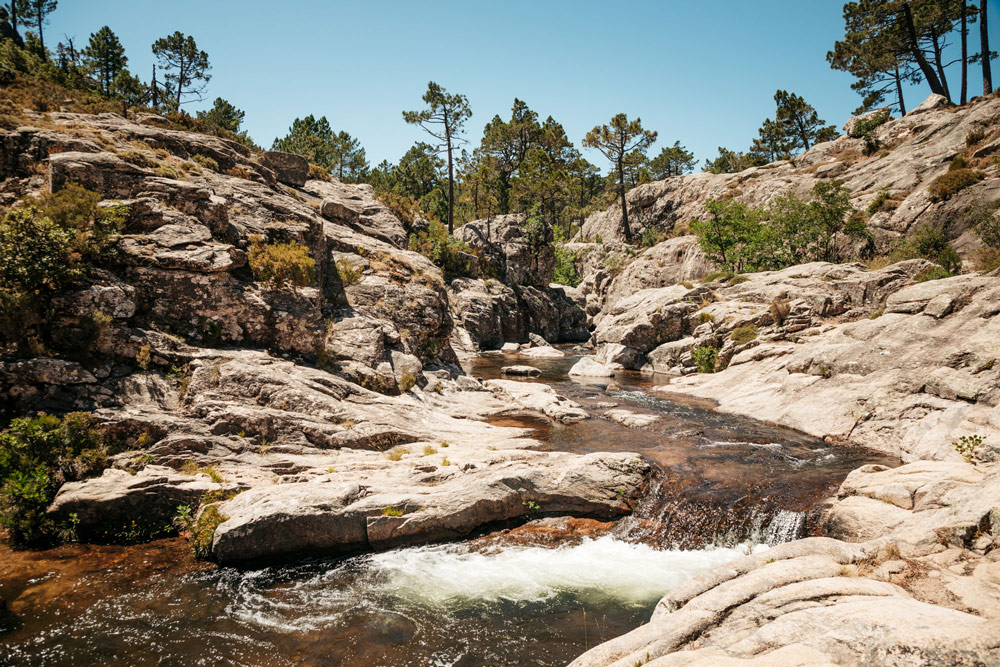 cascades et rivières de Corse du Sud