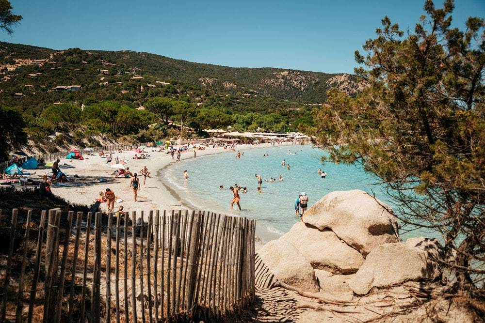 plage de Palombaggia Corse du Sud