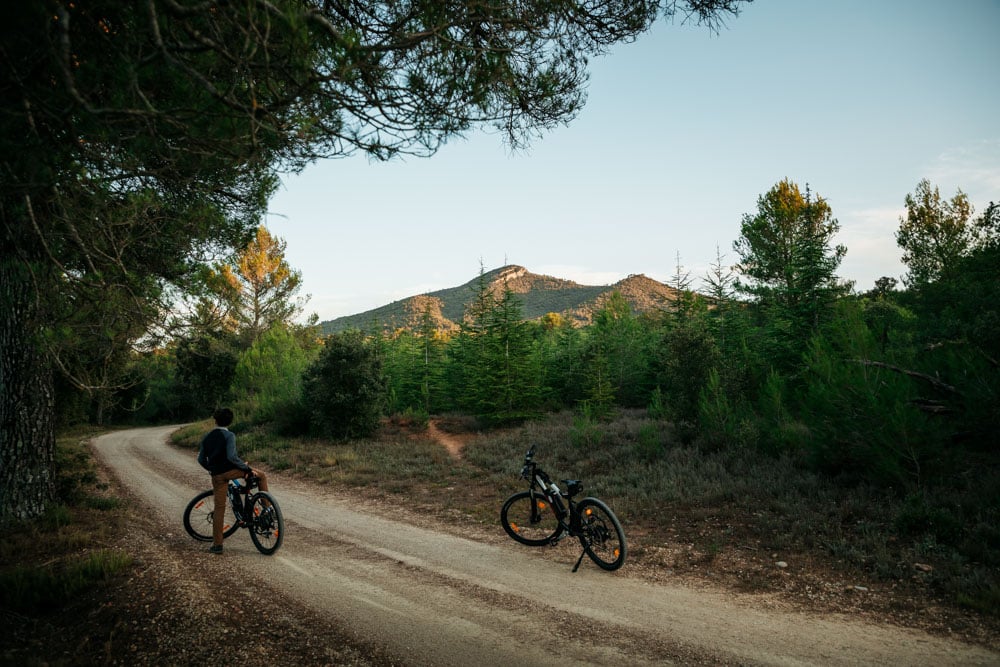 itinéraire vélo week-end pays Aix en Provence