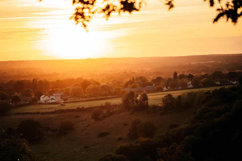 plus beau point de vue sunset en Mayenne