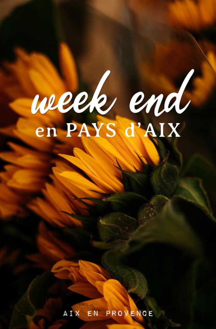 que faire week-end autour d'Aix en Provence