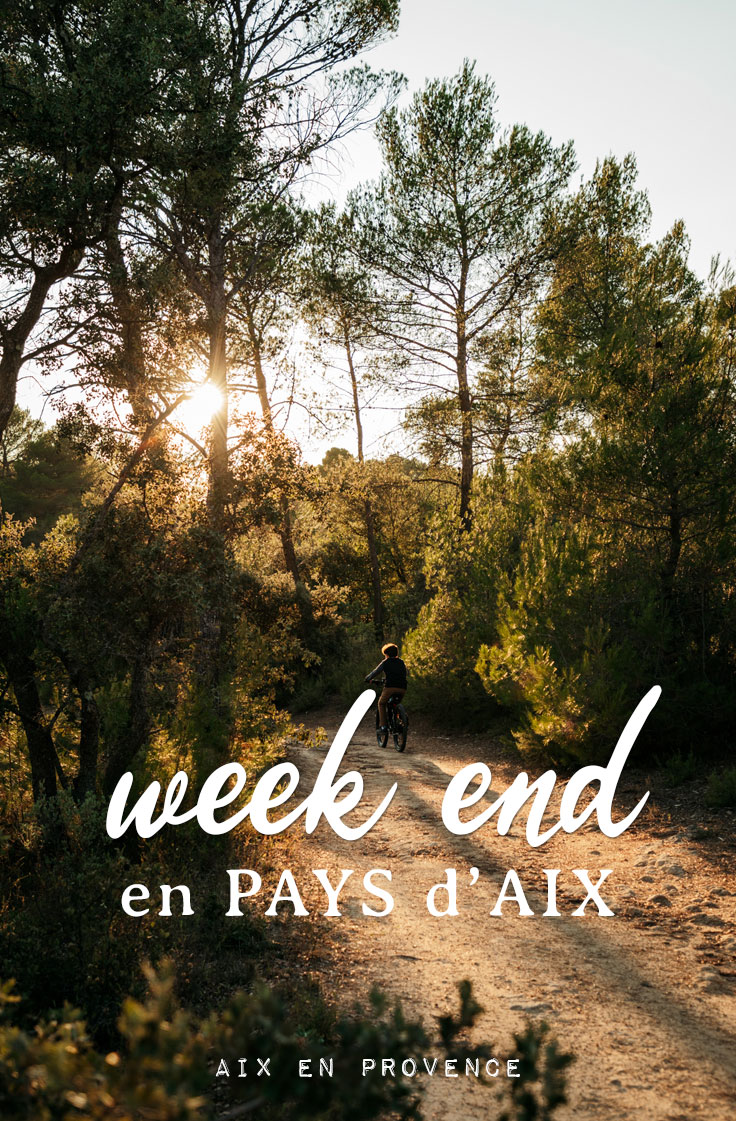 que faire week-end vélo autour d'Aix en Provence