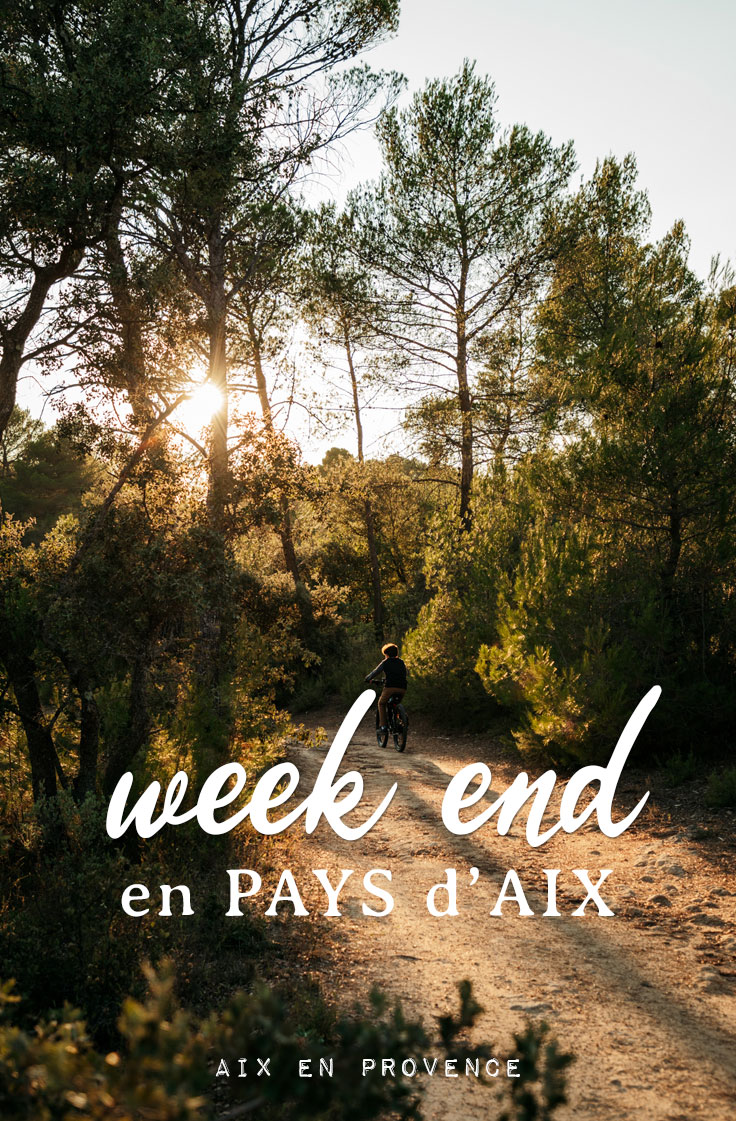 que faire week-end vélo autour d'Aix en Provence