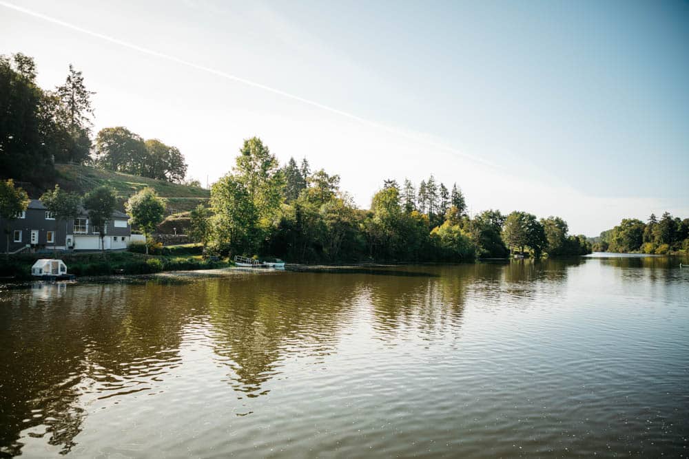 sentier de randonnée chemin de halage Mayenne