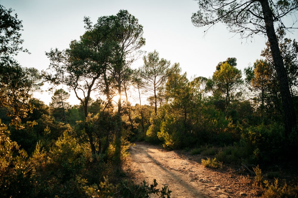 week-end à vélo autour d'Aix en Provence