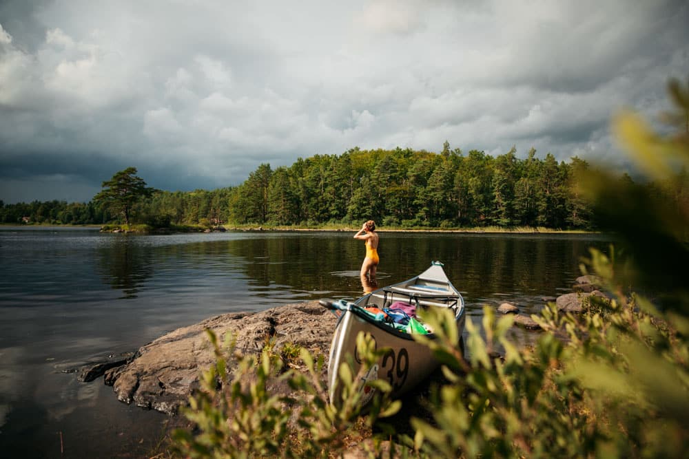 comment se laver en bivouac canoë trip