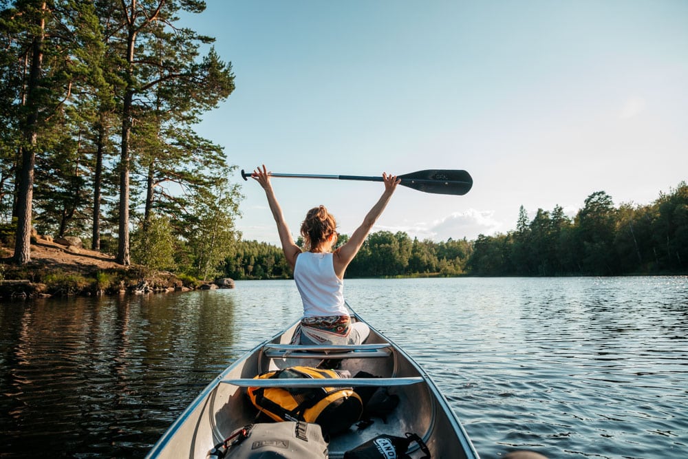 expédition 7 jours canoë sur lac Immeln Halen