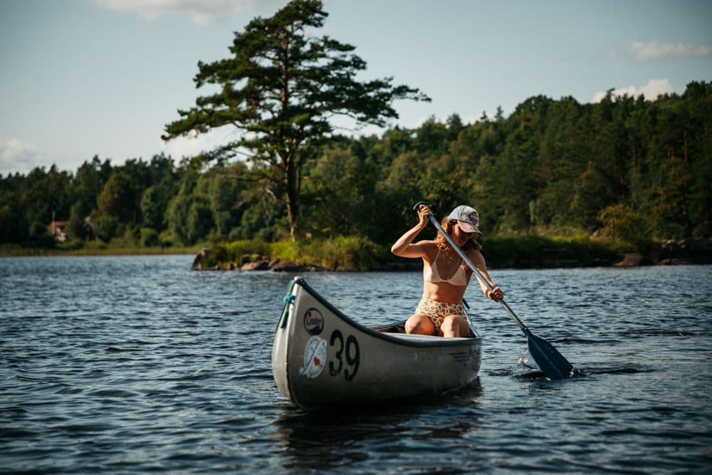 faire du canoë en Suède