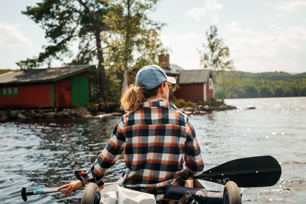 partir en Suède pour expédition canoë en famille