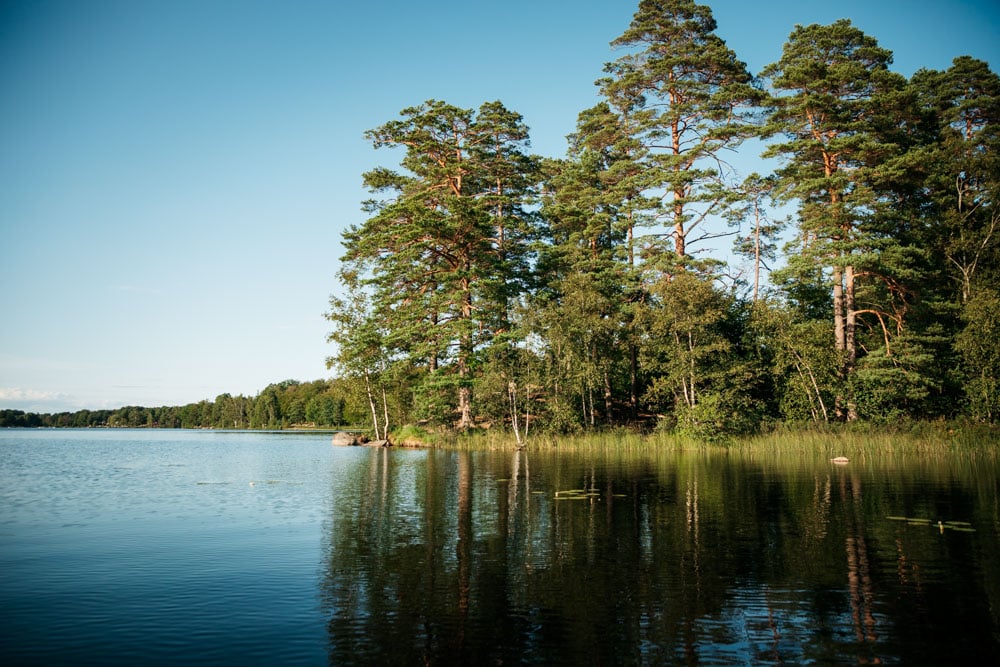 paysages lac Halen réserve naturelle Suède