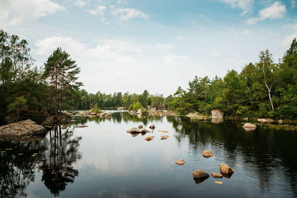 paysages lacs de Suède Immeln