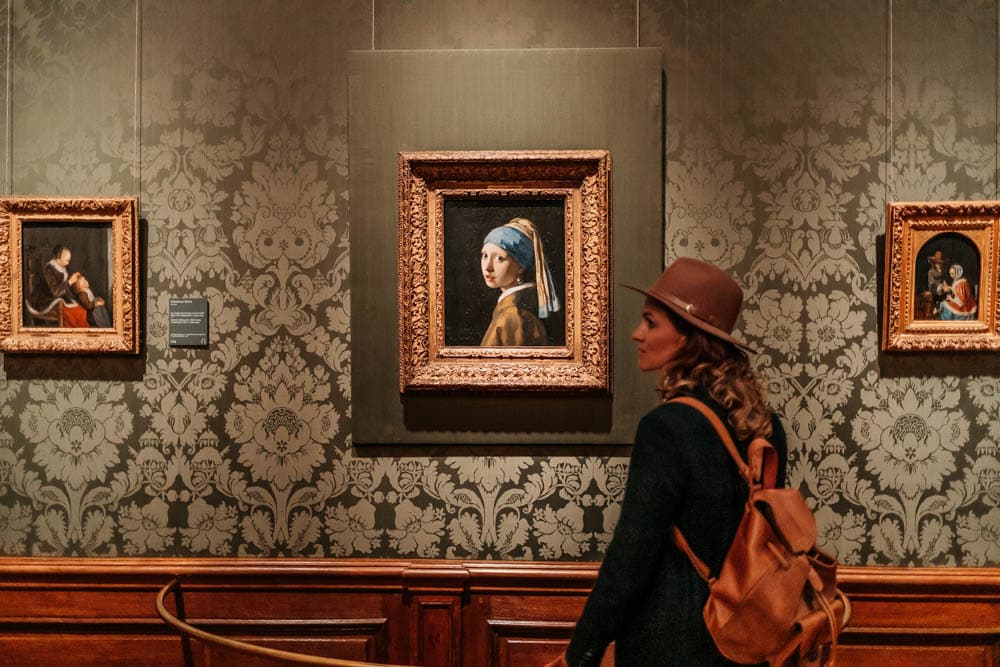 musée jeune fille à la perle Vermeer Hollande
