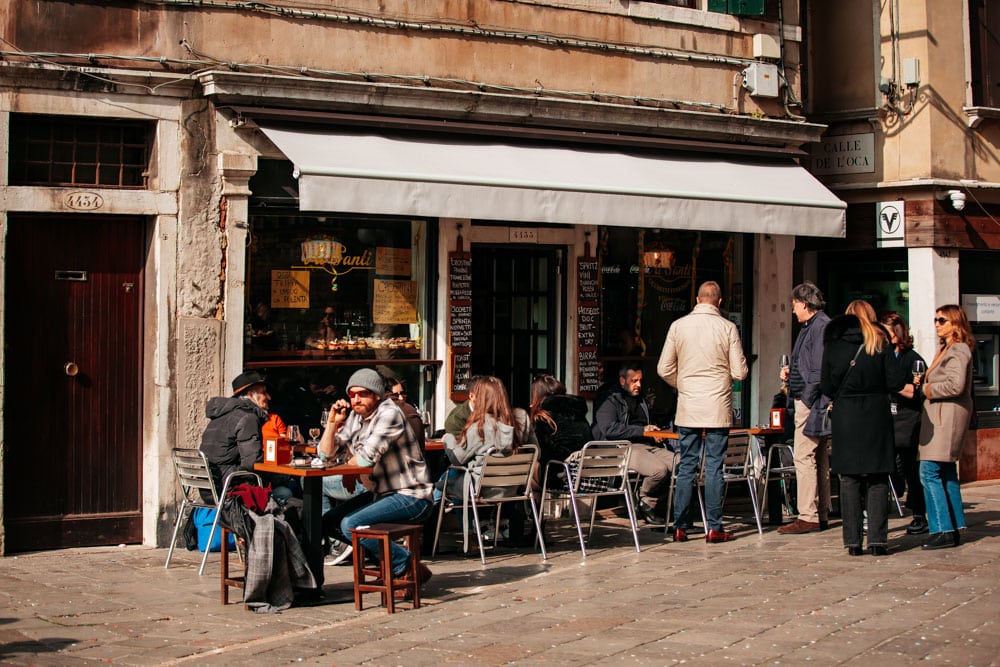 bar à tapas Venise Ai Santi Apostoli